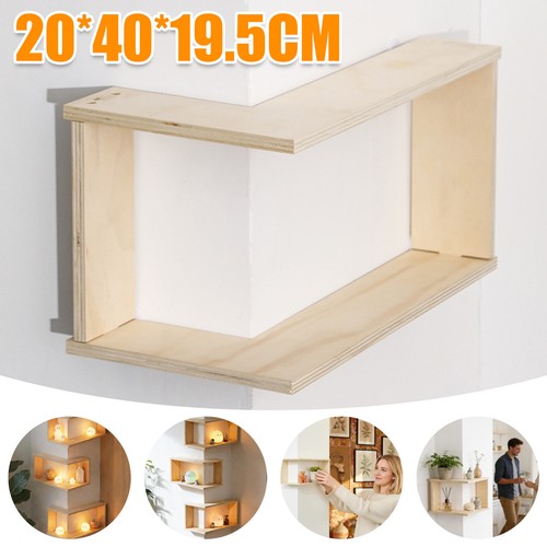 Ebenen eckregal holz - 3,