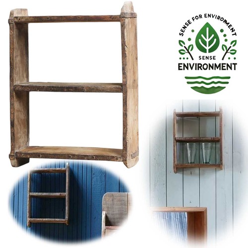 Vintage holz wandregal - holz,